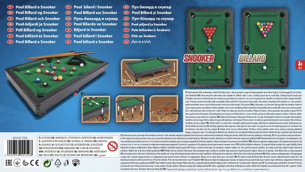 Noris Pool Billard & Snooker - minibiljard