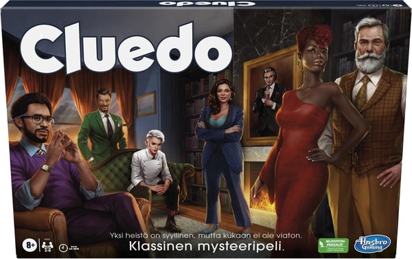 Hasbro Cluedo Classic -brädspel, finskspråkig