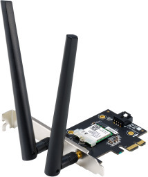 Asus PCEAXE5400 PCIEWiFi 6adapter og Bluetooth 5.2adapter