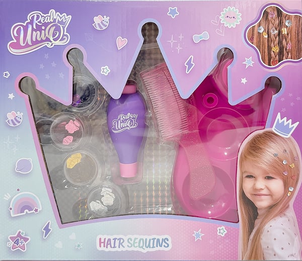 Real UniQ Hair Sequins - hårdekorationsverktyg och tillbehör