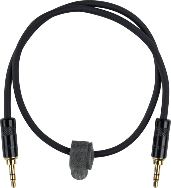 Fuj:tech 3,5 mm TRS – 3,5 mm TRS ljudkabel, 1 m, svart