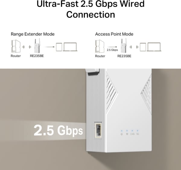 TP-Link BE3600 WiFi 7-förstärkare