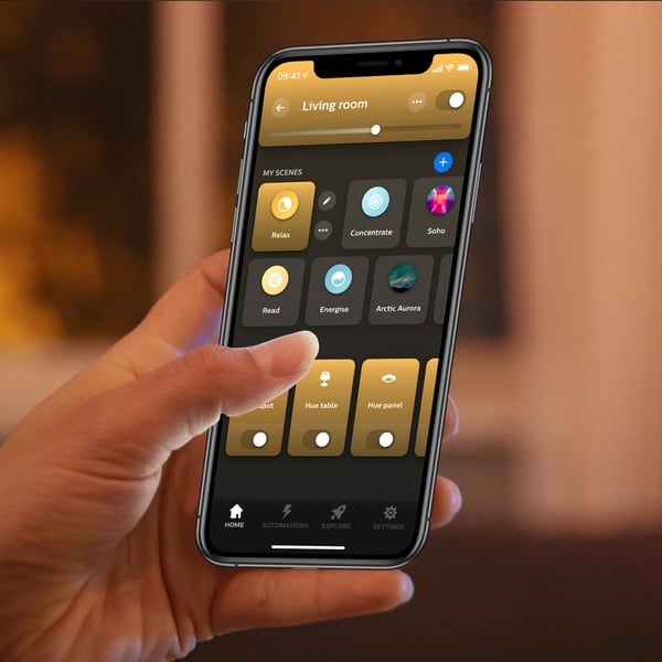 Philips Hue Aurelle takplafond 21 W, 2000-6500K, 2450 lm, rund, vit S