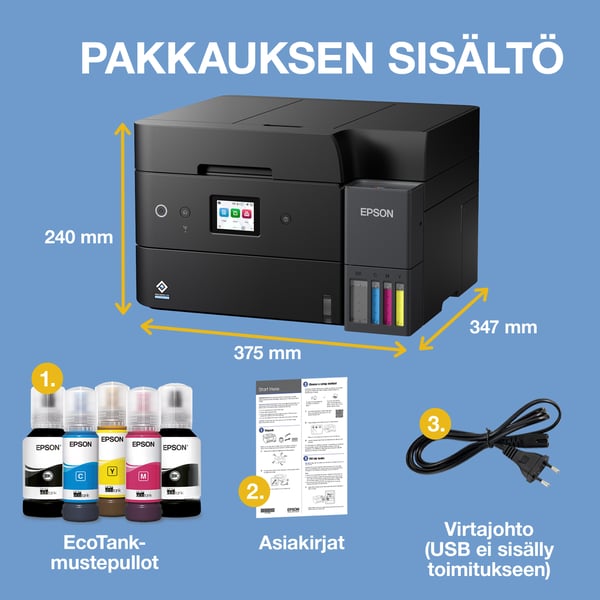 EcoTank ET-4950 multifunktionsskrivare med arkmatning