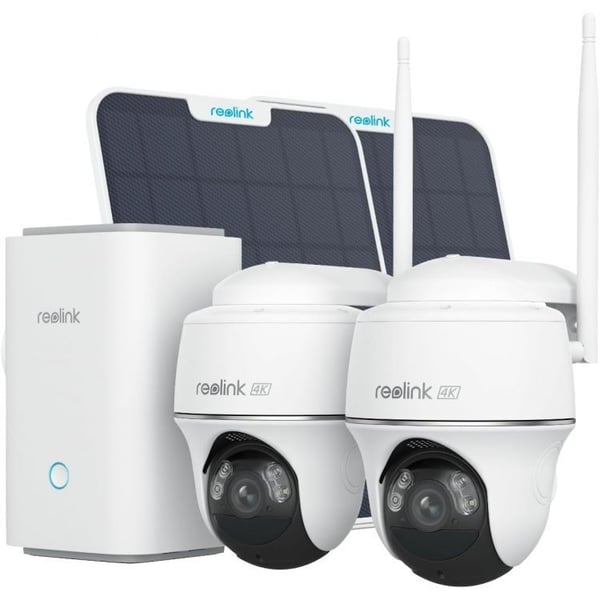Reolink Home Hub Kit övervakningssystem, Home Hub + 2 x Argus PT Ultra med solpanel