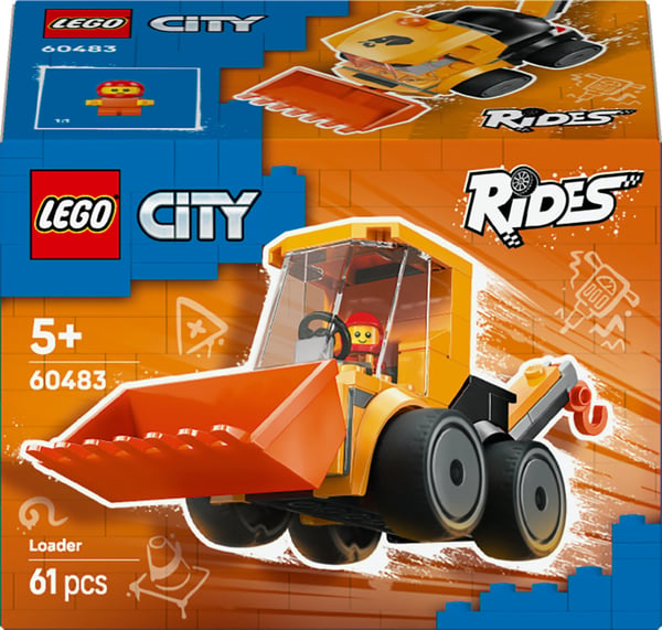 LEGO City Brick Rides 60483 Farkoster – Hjullastare
