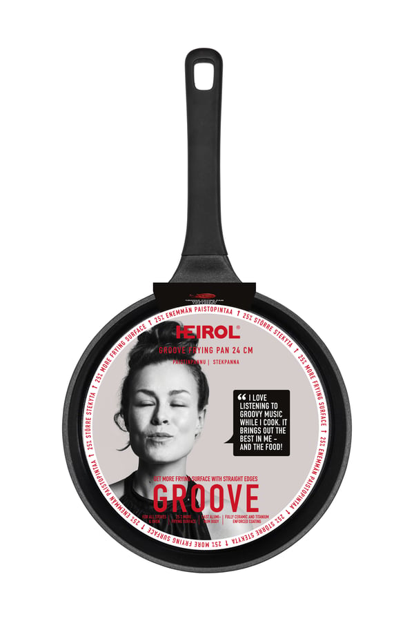 Heirol Groove stekpanna, 24 cm