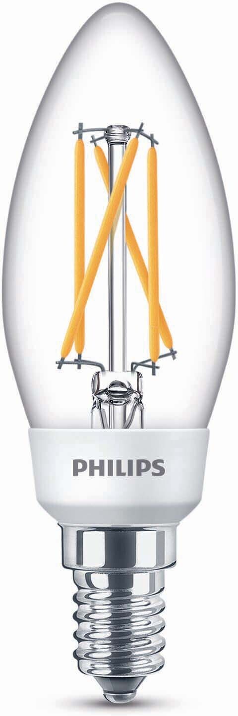 Philips SceneSwitch LED-kronelyslampe, E14, 470 lm, 2200-2700 K