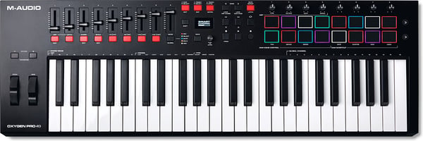 M-Audio Oxygen Pro 49 -MIDI-tastatur, 49 tangenter