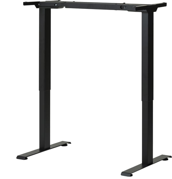 Elfen Ergodesk Modest II elbordets ram, svart