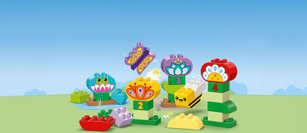 LEGO DUPLO Stad 10444 – Fantasiträdgård och roliga blommor