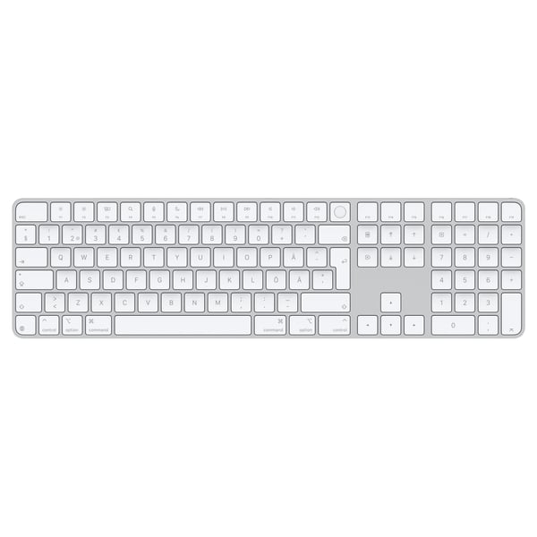 Apple Magic Keyboard -trådlöst tangentbord, finska/svenska, vita tangenter
