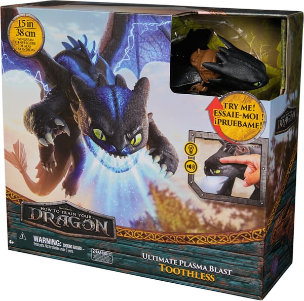 Så Tämjer Du Din Drake-filmen Plasma Blast Night Fury figur