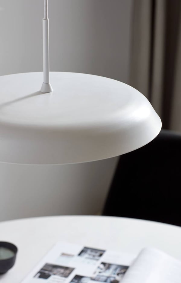 Nordlux Piso LED-pendellampa, vit