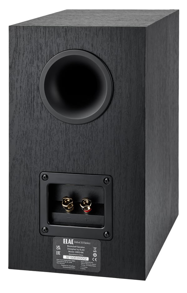 ELAC Debut 3.0 B5.3 stativhögtalarpar, svart