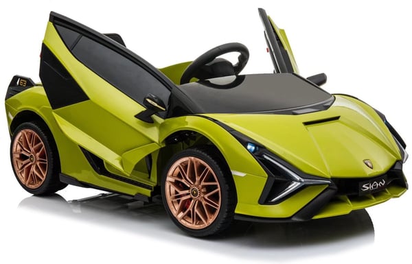 Lamborghini Sian 12V -elbil, grön