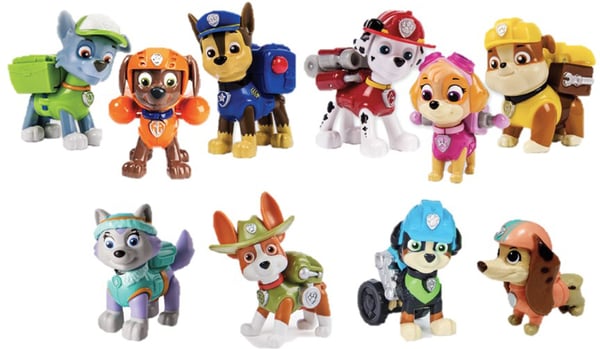 Paw Patrol Alle Poter figur-kit