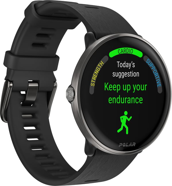 Polar Ignite 3 Titanium sportsur, sort