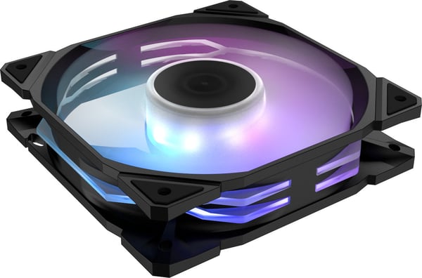 Asus TUF Gaming TR 120 ARGB PWM-blæser, 120 mm, sort