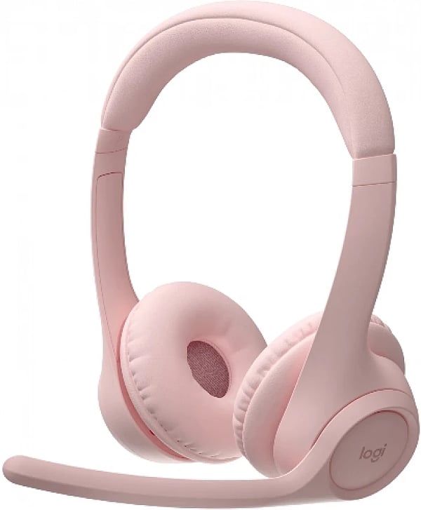 Logitech Zone 300 Trådlösa hörlurar, rosa