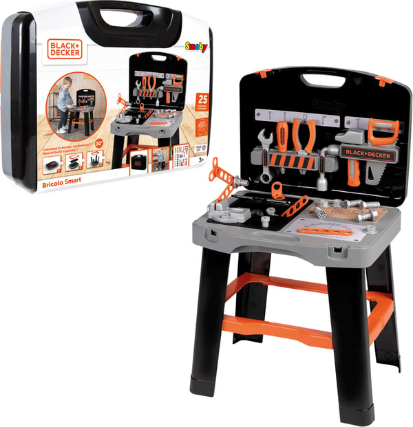 Smoby Black & Decker Bricolo Smart - Monterbar arbetsbänk
