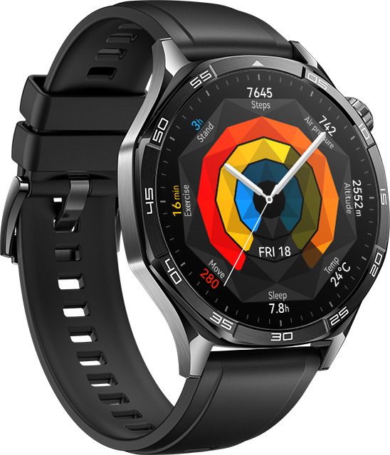 Huawei Watch GT5 smartklocka, 46 mm, Svart