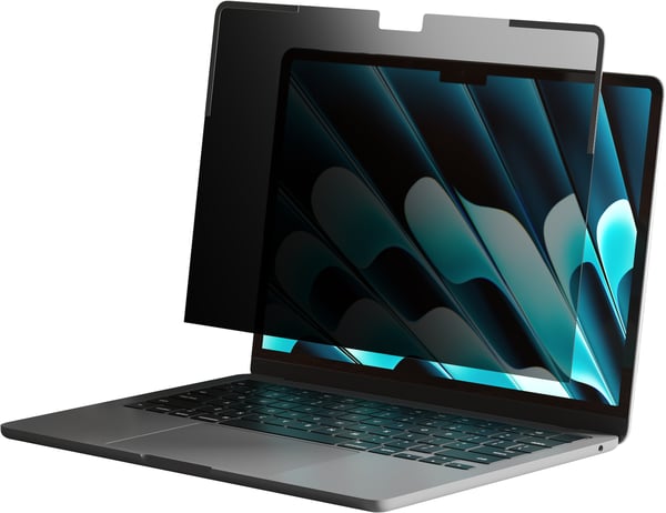 Hyper HyperShield Magnetiskt Integritetsskydd för MacBook Air 13,6" - datasäkerhetsskydd
