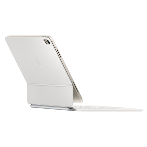 Apple Magic Keyboard för 11" iPad Air (M3) tangentbord och skydd, vit (MDFV4)