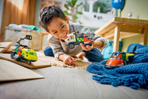 LEGO City Great Vehicles 60505 Flygplan, servicebil och svävare