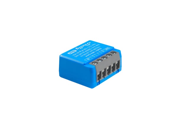 Shelly 1 Mini Gen4 smarta switch, blå