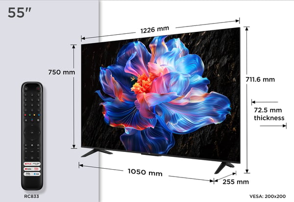 TCL 55" P6K 4K LED Google TV