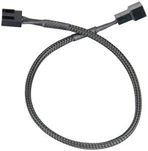 Akasa 30 cm forlængerkabel til 4-pin ventilator strømkabel