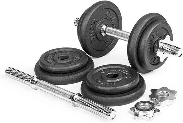 Gymstick Justerbar Håndvægt Sæt -kettlebellsæt, 20 kg