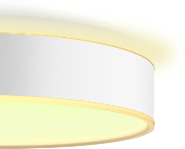 Philips Hue Devere hvid ambiance - smart loftlampe, M-størrelse, IP44, hvid