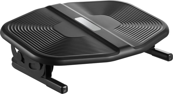 ErgoWork Footrest Zero - ergonomisk fotstöd, svart
