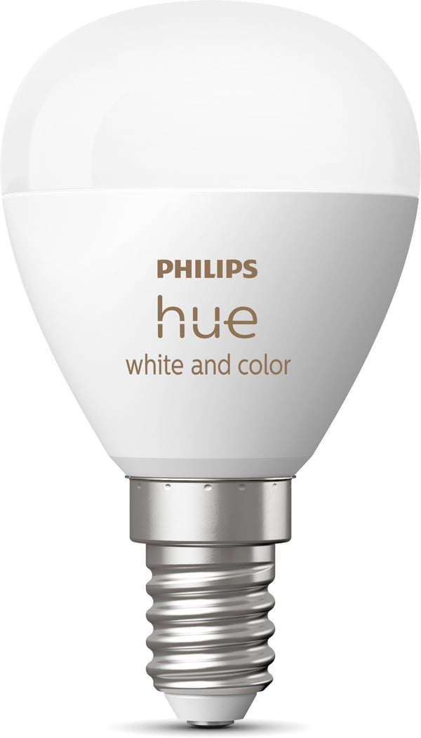 Philips Hue White and Color Ambiance Ljuskrona lampa, E14 P45