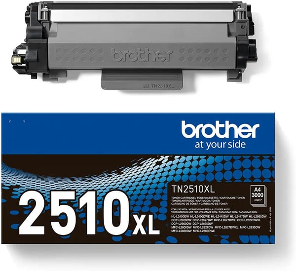 Brother TN2510XL -lasertonerpatron, svart