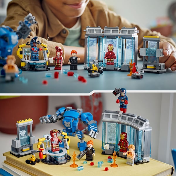 LEGO Super Heroes Marvel 76315 – Iron Mans laboratorium – Rustningsrum
