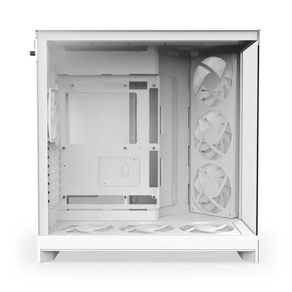 NZXT H9 Flow RGB+ (2025) ATX-chassi, vit