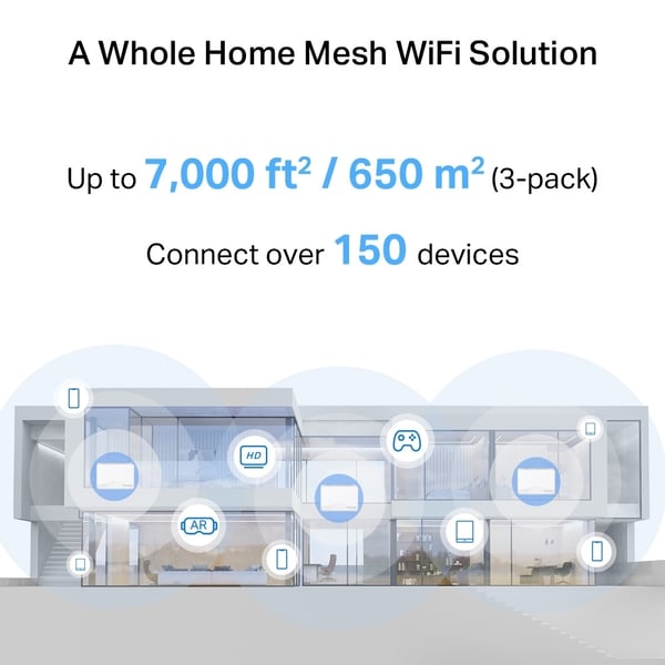 Mercusys Halo H25BE WiFi 7 mesh-system, 3-pack