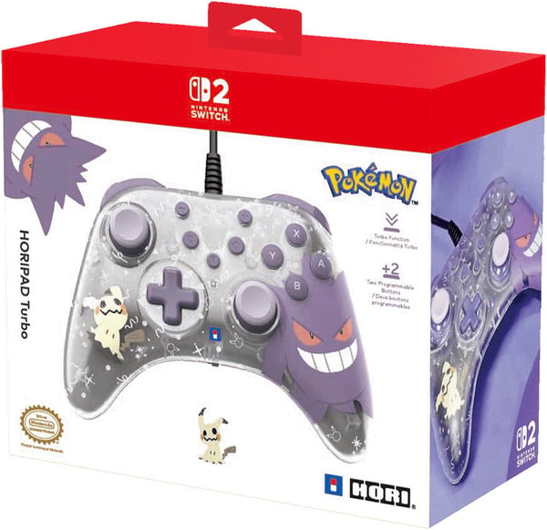 HORIPAD Gengar & Mimikyu spelkontroll, Switch 2