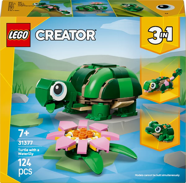 LEGO Creator 31377 Sköldpadda och näckros 3-i-1