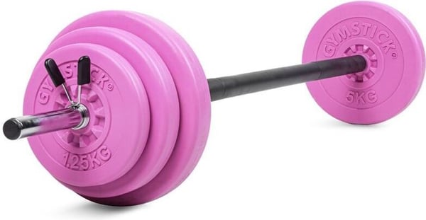 Gymstick Pump Set - vægtstangssæt, 20 kg