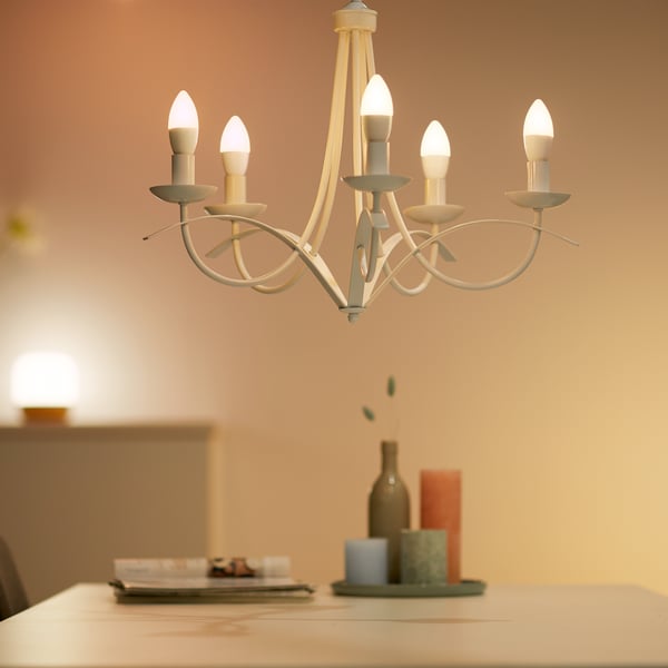 WiZ smartlampe, E14, tunable white - nuancer af hvidt lys, Wi-Fi, 2700-6500 K, 470 lm