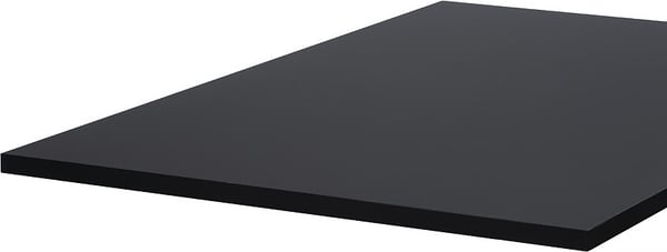 Elfen Ergodesk bordsskiva, 70 x 60 cm, mattsvart
