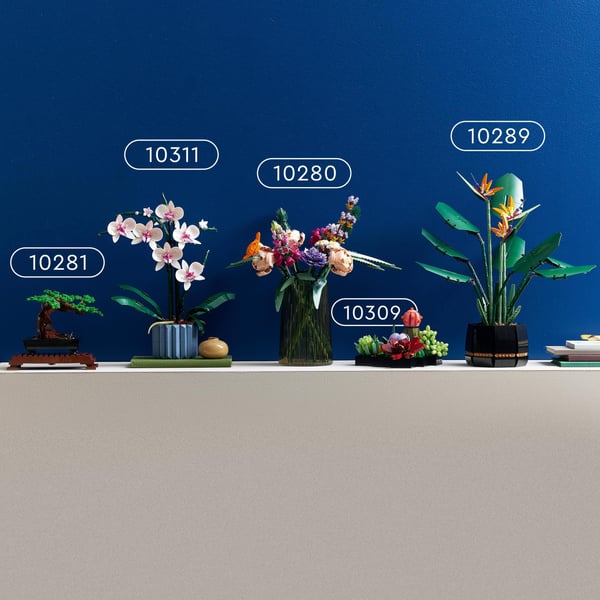LEGO Suckulenter 10309 Byggset med prydnadsväxter (771 delar)