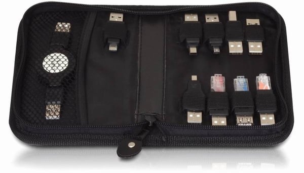 Delock USB-adapter kit - adapterväska, 10 delar