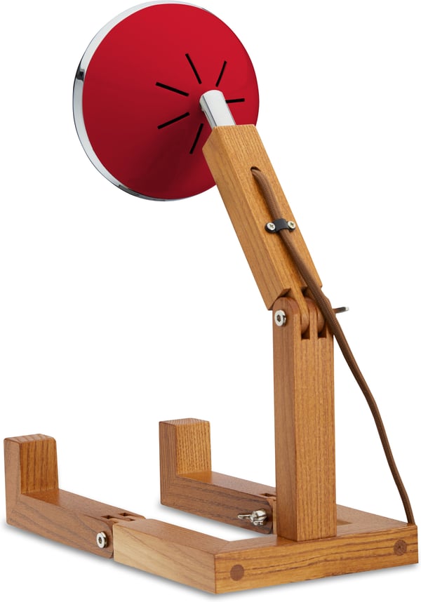 Mr. Wattson Original -bordslampa, Flash Red
