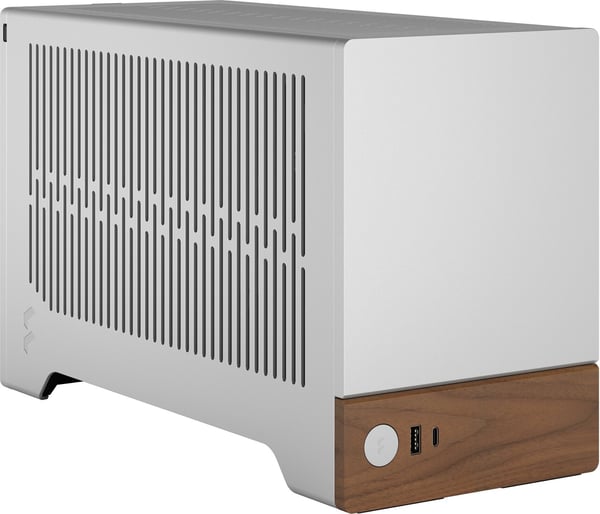 Fractal Design Terra Mini-ITX-kabinet, Sølv