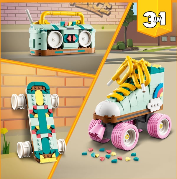 LEGO Creator Retrorullskridsko 3-i-1-leksak 31148